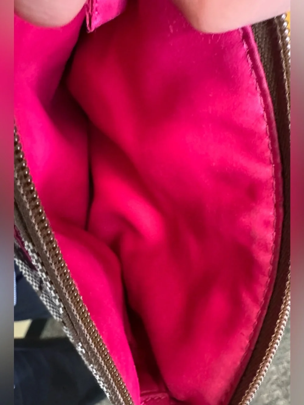 Coach Signature Crossbody Bag Brown & Pink 🤎🩷